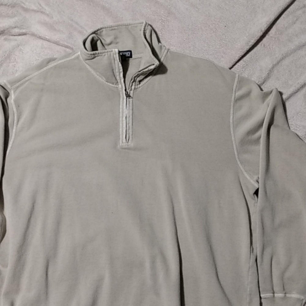 Men's Lands End 1/4 zip shirt size XL